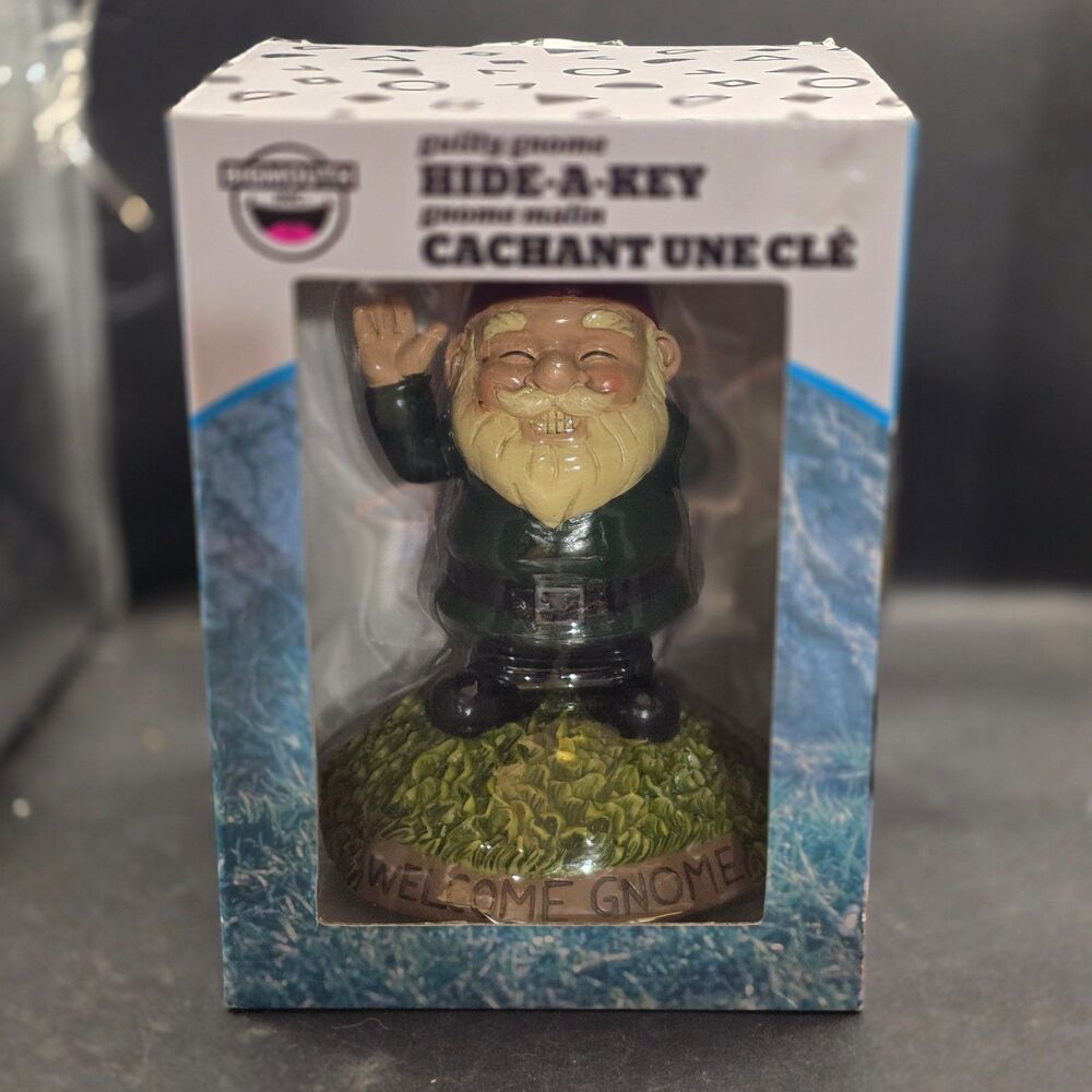 BigMouth Inc Guilty Gnome Hide-A-Key Garden Statue Key Hider